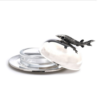 Caviar serving set