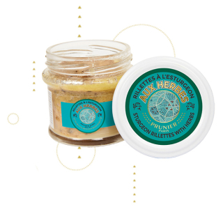 Rillettes d'esturgeon aux herbes de Provence