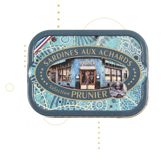 Sardines à l'huile d'olive, aux achards et piment