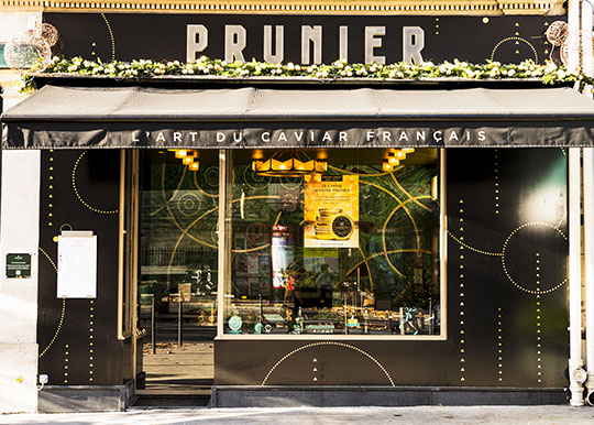 Boutique Prunier &agrave; Paris