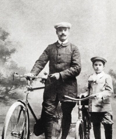 Emile Prunier et sa fille - Caviar Prunier 