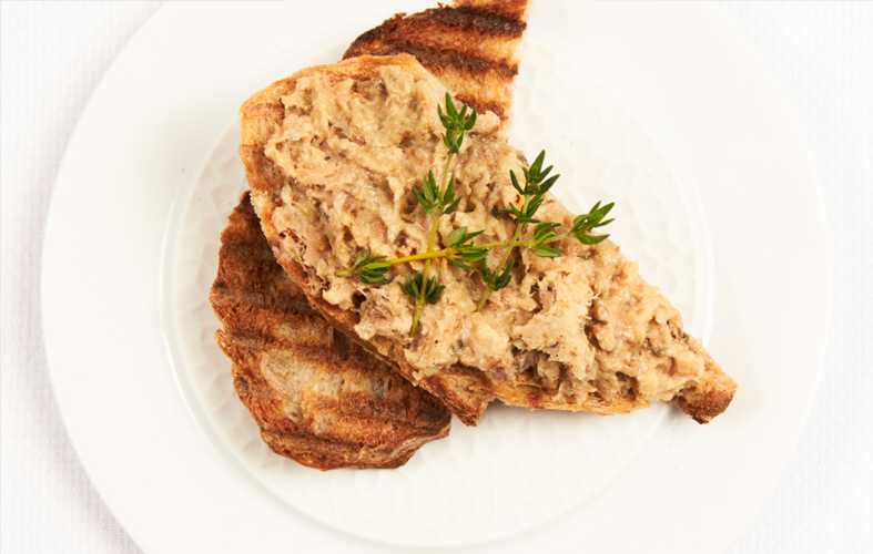 Les rillettes d'esturgeon prunier
