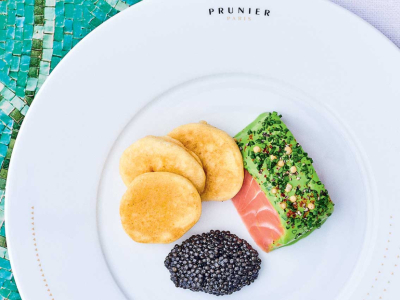 Parisian salmon recipe with Prunier Saint-James caviar 