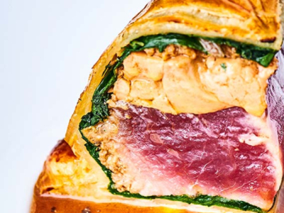 Recette Tourte marine rossini du restaurant Prunier 